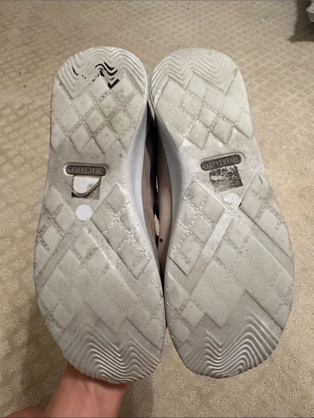 Nurture by Lamaze Taupe Perforated Lace-Up Sneaker